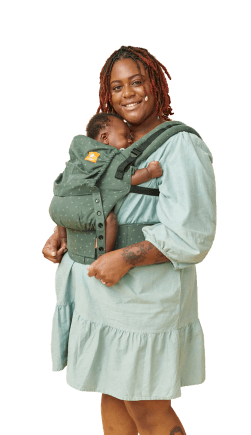 Baby Carrier Industry Alliance homepage image of mother and baby in babytula carrier
